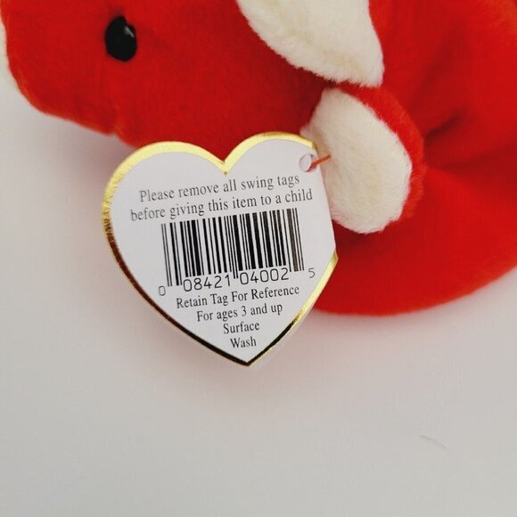 Ty Beanie Baby SNORT The Bull 4th/5th Gen 1995 8" PRISTINE TRUSTED SELLER NWT - Picture 7 of 12